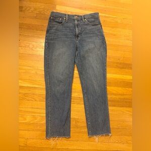 Madewell Perfect Vintage Straight Cropped Jeans